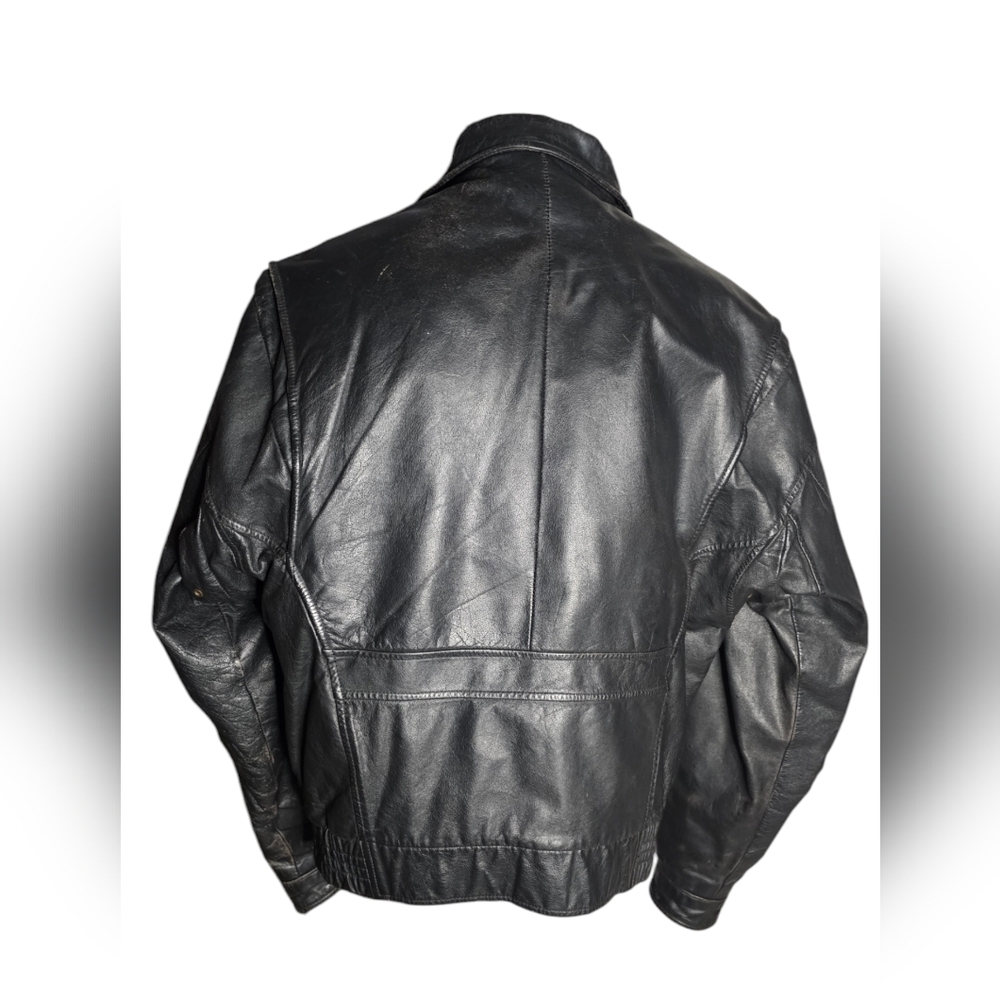 Joshua Ross Leather Jacket M View 3